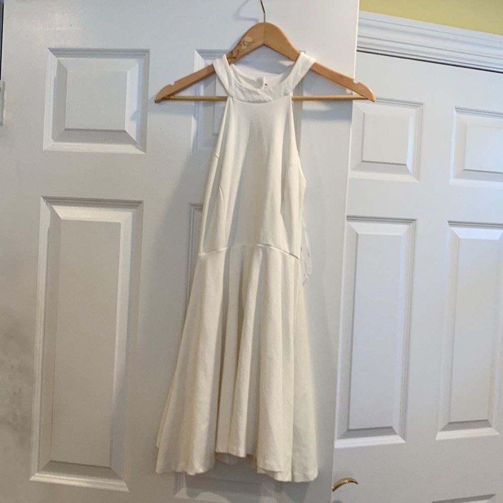 white dress